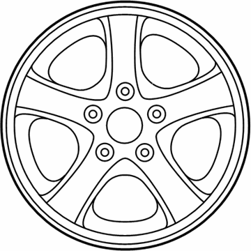 Hyundai 52910-3X450 Aluminium Wheel Assembly