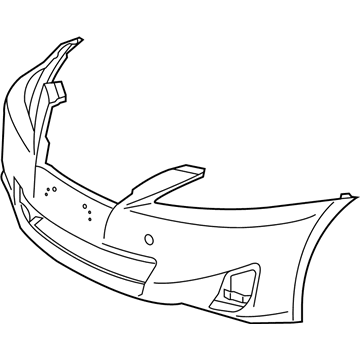 Lexus 52119-53979 Front Bumper Cover L/C