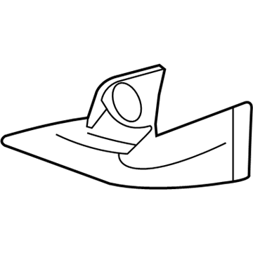 Lexus 76851-53020-A1 Cover, Front Spoiler