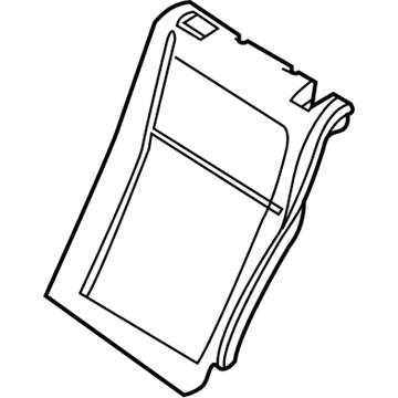 BMW 52-20-8-099-657 Left Backrest Upholstery