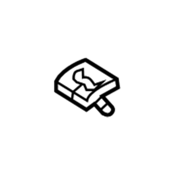 BMW 52-20-8-216-275 Cover, Belt Outlet