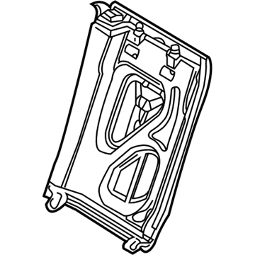 BMW 52-20-8-099-687 Frame, Backrest Right