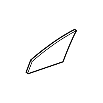 Lexus 68125-48010 Glass, Front Door Fix Window