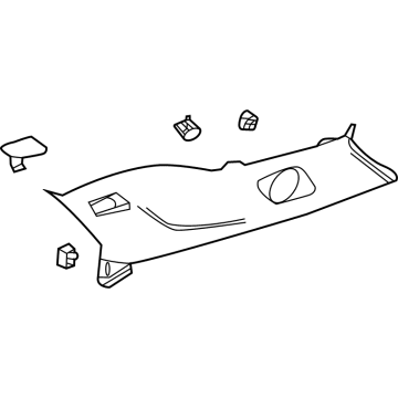 GM 84974633 Upper Quarter Trim