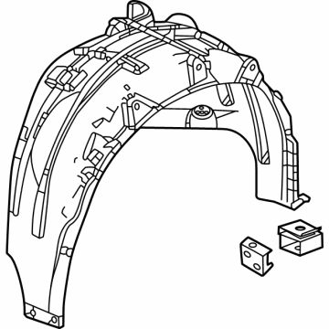 Honda 74552-T43-000 FDR, R- RR- (INNER)
