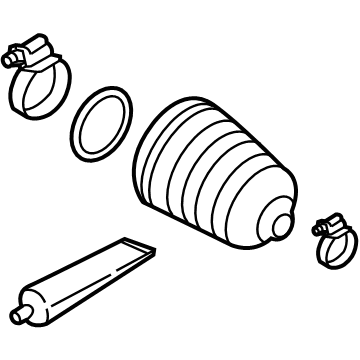BMW 31-60-8-680-223 Repair Kit Bellows, Interior