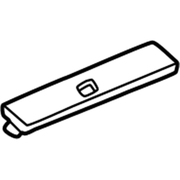 BMW 51-16-8-156-522 Cover, Fastener, Centre Console