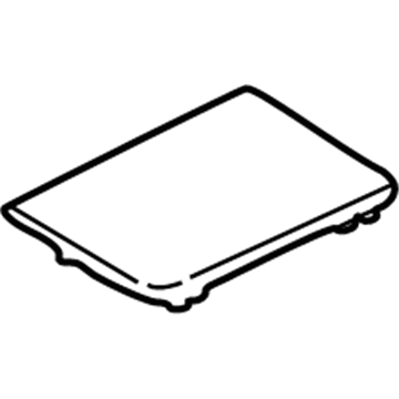 BMW 51-16-8-185-420 Centre Armrest Cover, Rear