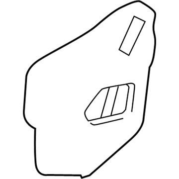 Lexus 67801-60030 Cover Sub-Assembly, Front Door