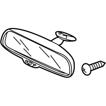 Acura 76400-SZN-A31 Mirror Assembly, Rearview (Automatic Day/Night)