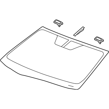Acura 73111-SZN-A22 Glass Set, Front Windshield (Green) (Agc)