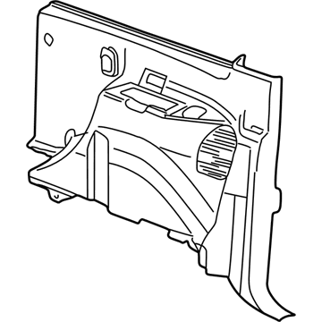 Ford 2C7Z-7831013-AAD Quarter Trim Panel