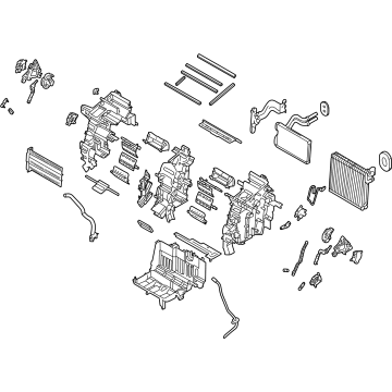 Hyundai 97205-P0030 HEATER & EVAPORATOR ASSY
