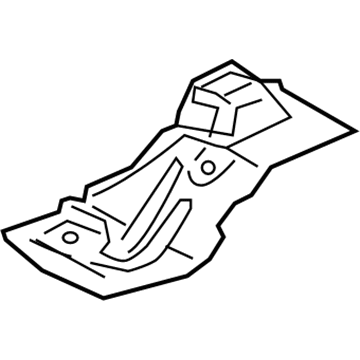 GM 20774292 Reinforcement Asm-Rear Compartment Panel