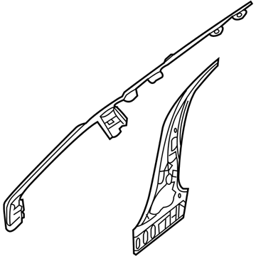 Nissan G6040-9N0AA Panel-Side, Front RH