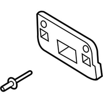 Ford GD9Z-17A385-AA License Bracket