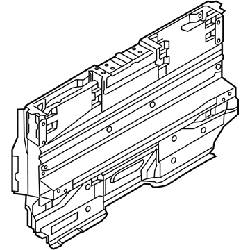Nissan 76730-1GR0A Support Assembly-Rear Seat Back, Center