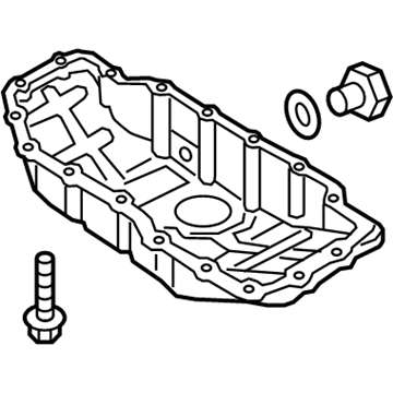 Hyundai 21510-3F521 Pan Assembly-Oil, Lower