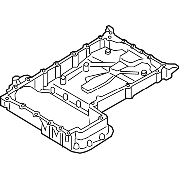 Hyundai 21520-3F521 Pan Assembly-Engine Oil, Upper