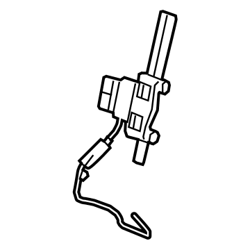 GM 13530935 STRAP ASM-3RD ROW ST PULL *BLACK