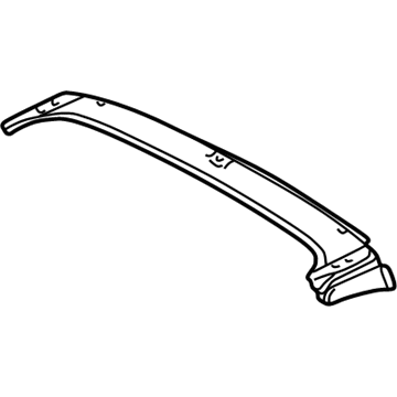 BMW 41-32-8-242-358 Cover, Rear Window Frame, Top