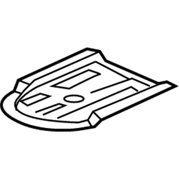 Honda 74115-TR0-A00 Plate, Rear Engine Cover (Lower)