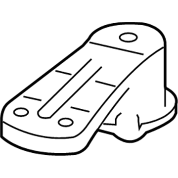 Lexus 52203-53030 Stopper, Rear Suspension Member, Lower RH