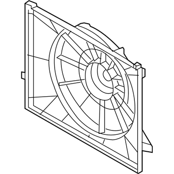 Hyundai 25350-1U200 SHROUD-Radiator
