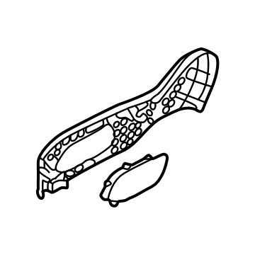 Hyundai 88020-CW510-NNB SHIELD COVER-FR SEAT OTR, RH
