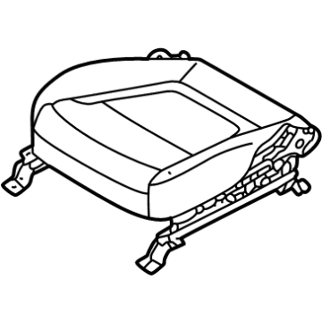 Hyundai 88200-CW010-KWE CUSHION ASSY-FR SEAT, RH