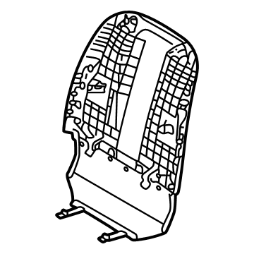Hyundai 88391-CW010-NNB MAP BOARD ASSY-FRT SEAT BACK, L