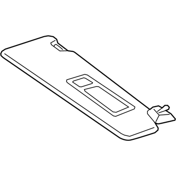 BMW 51-16-7-325-425 Left Sun Visor