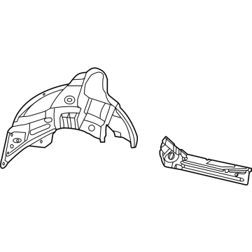 Mopar 68422950AC Rear WHEELHOUSE