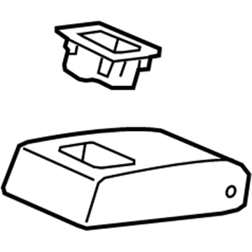 Honda 82180-T2F-A02ZA Armrest Assembly, Rear Seat Center (Cashmere Ivory)