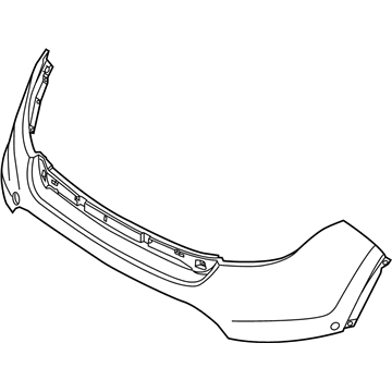 Ford BB5Z-17D957-APTM Bumper Cover