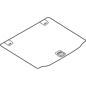 BMW 51-47-7-446-320 Floor Carpet, Luggage Compartment