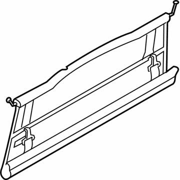 BMW 51-47-7-446-327 PARTITION NET / SIGHT GUARD