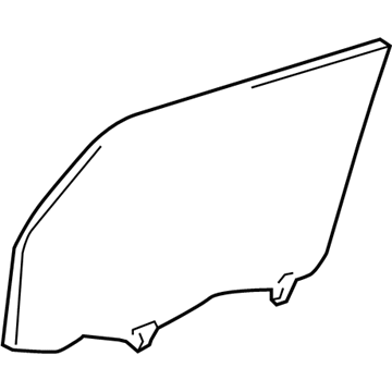 Toyota 68120-52072 Door Glass