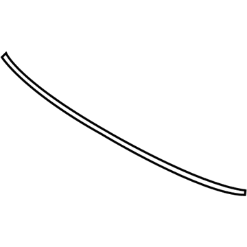 Nissan 66830-1AA0B Sealing Rubber-COWL Top