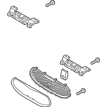 Kia 863503T460 Radiator Grille Assembly