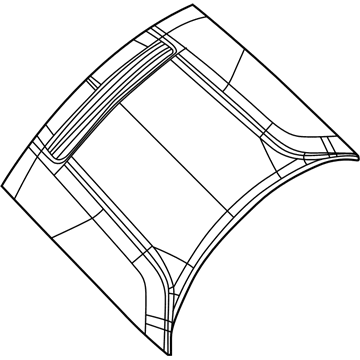 Mopar 68372580AE Hood
