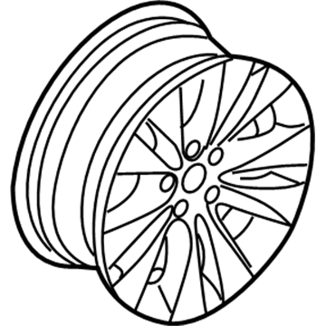 BMW 36-11-6-758-775 Double Spoke 116-Wheel, 7.5"x 17"