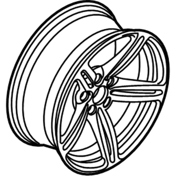 BMW 36-11-7-835-146 Alloy Rim, Forged