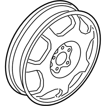 Ford FT4Z-1007-G Wheel, Spare