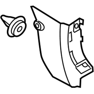 Nissan 66900-1AA0B Finisher-Dash Side, RH