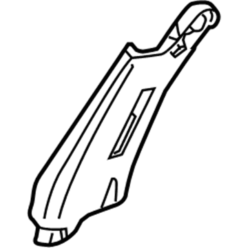 Nissan 76913-1SV0A Garnish-Center Pillar, Upper RH