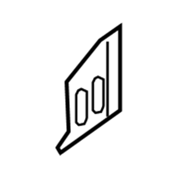 Nissan 76716-3TA0A Extension-Rear Wheel House Outer, RH