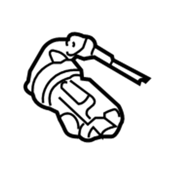 GM 25832352 Cylinder & Keys