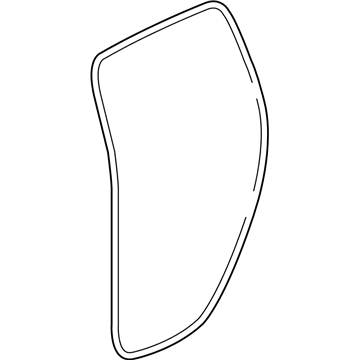 GM 19121168 Weatherstrip Asm, Rear Side Door *Closed Carrier