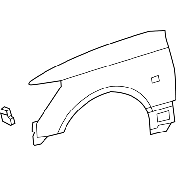 Lexus 53801-50160 Fender Sub-Assy, Front RH